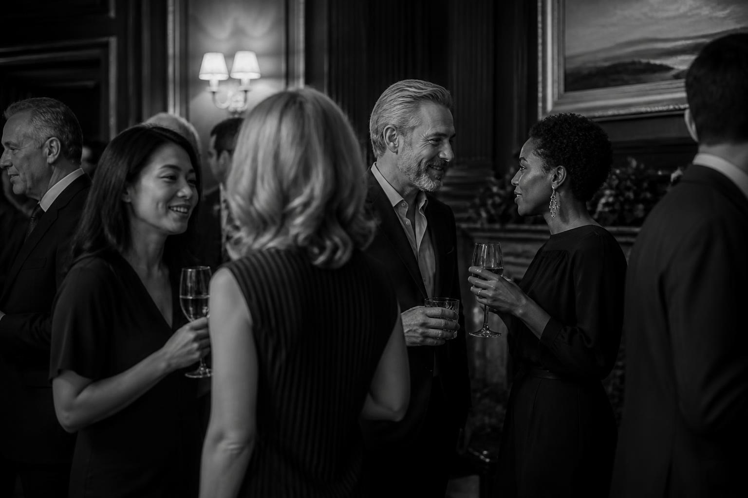 Members gathered at a Modern American Advisor private event